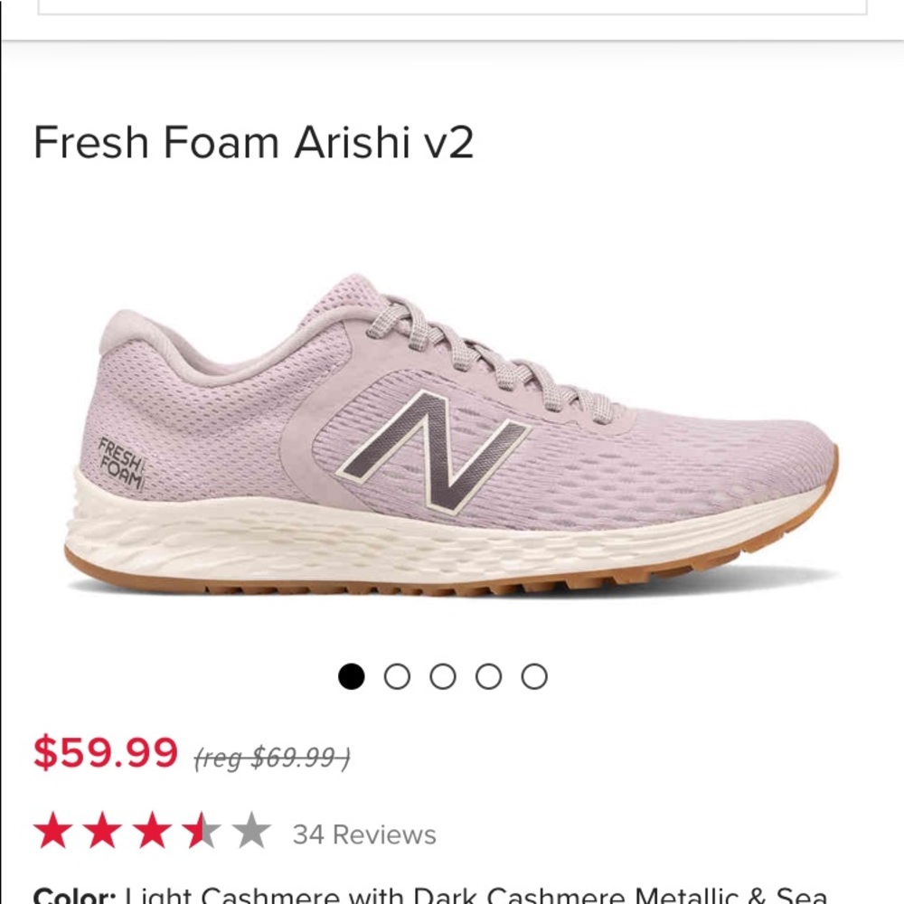 New Balance fresh foam Arishi size 9.5
